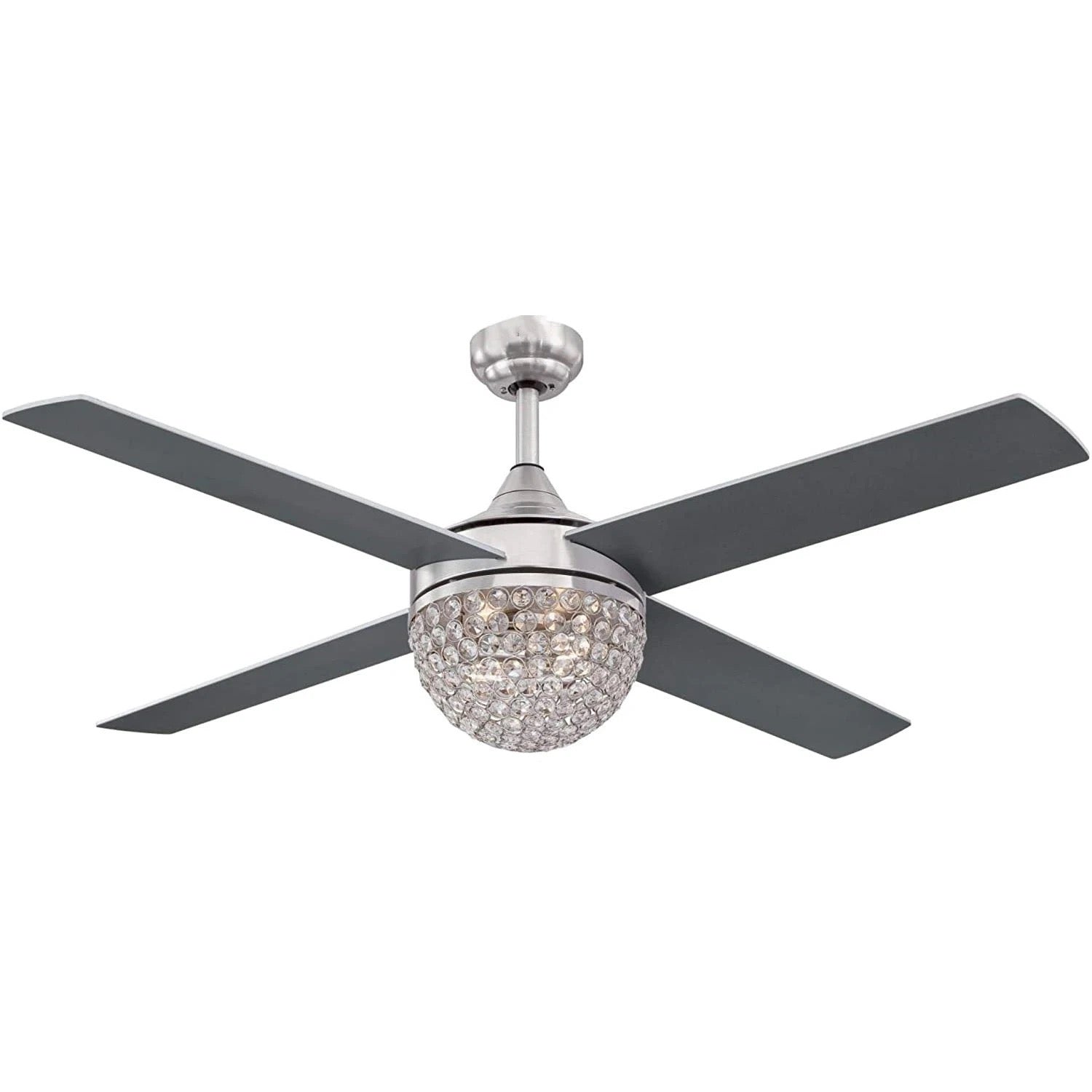 Modern Ventilation Fans American Ceiling Fan Style Living Room, Dining Room, Bedroom Crystal Ceiling Fan Lights