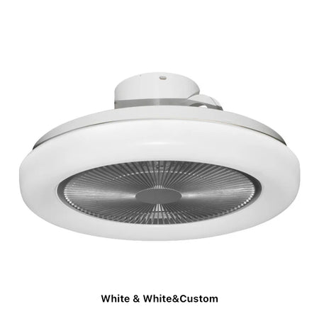 Vintage Ventilation Fans Indoor Low Noise Bedroom Living Room 220V Smart Led Ceiling Fan With Light