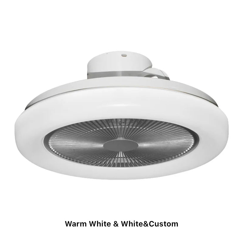 Vintage Ventilation Fans Indoor Low Noise Bedroom Living Room 220V Smart Led Ceiling Fan With Light