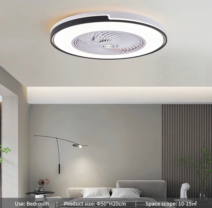 Modern Ventilation Fans Bedroom Remote Control Ceiling Fan Kitchen Living Room Ceiling Led Light Fan