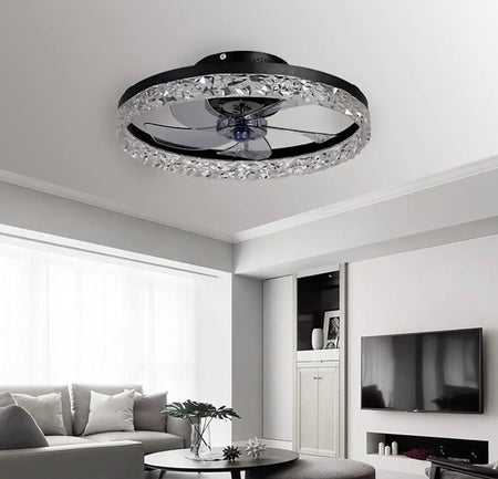 Modern Ventilation Fans Indoor, Hotel Ceiling Fan Bedroom, Living Room Remote Control Ceiling LED Fan Light