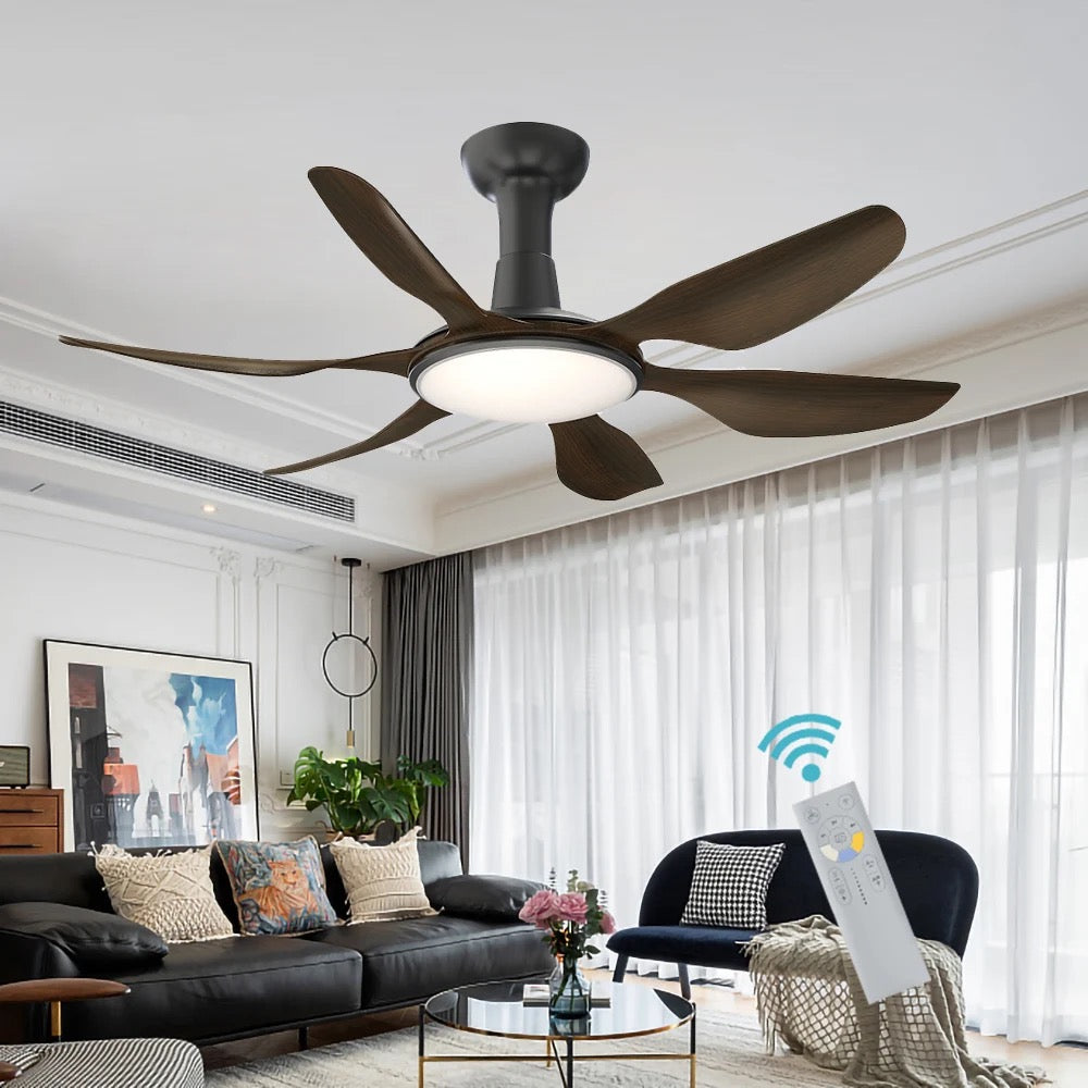 Modern Ventilation Fans Indoor American Style Led Ceiling Fan Light Luxury Bedroom, Living Room, Dining Room Ceiling Fan