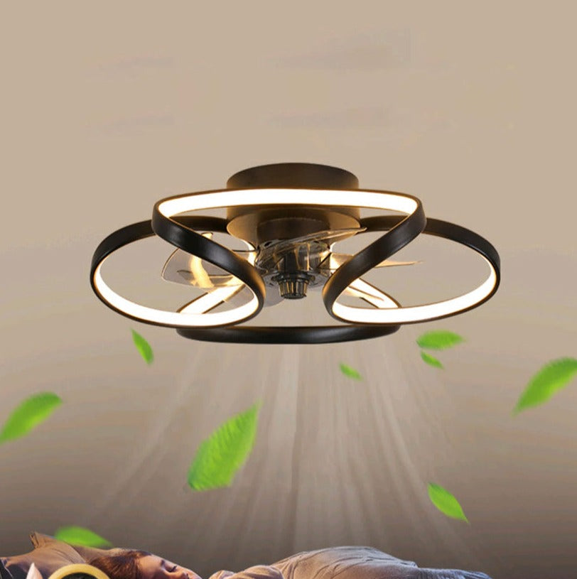 Modern Ventilation Fans Indoor Kitchen, Bedroom Remote Control Office Ceiling Fan Light