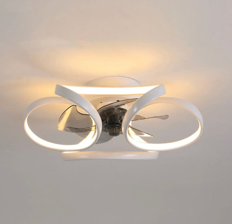 Modern Ventilation Fans Indoor Kitchen, Bedroom Remote Control Office Ceiling Fan Light