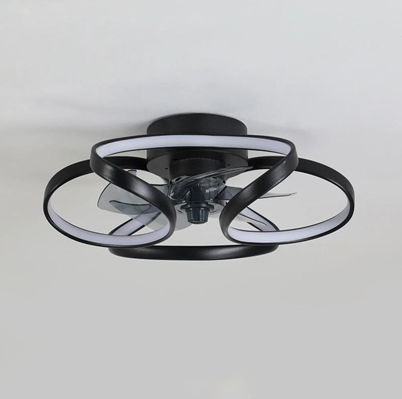 Modern Ventilation Fans Indoor Kitchen, Bedroom Remote Control Office Ceiling Fan Light