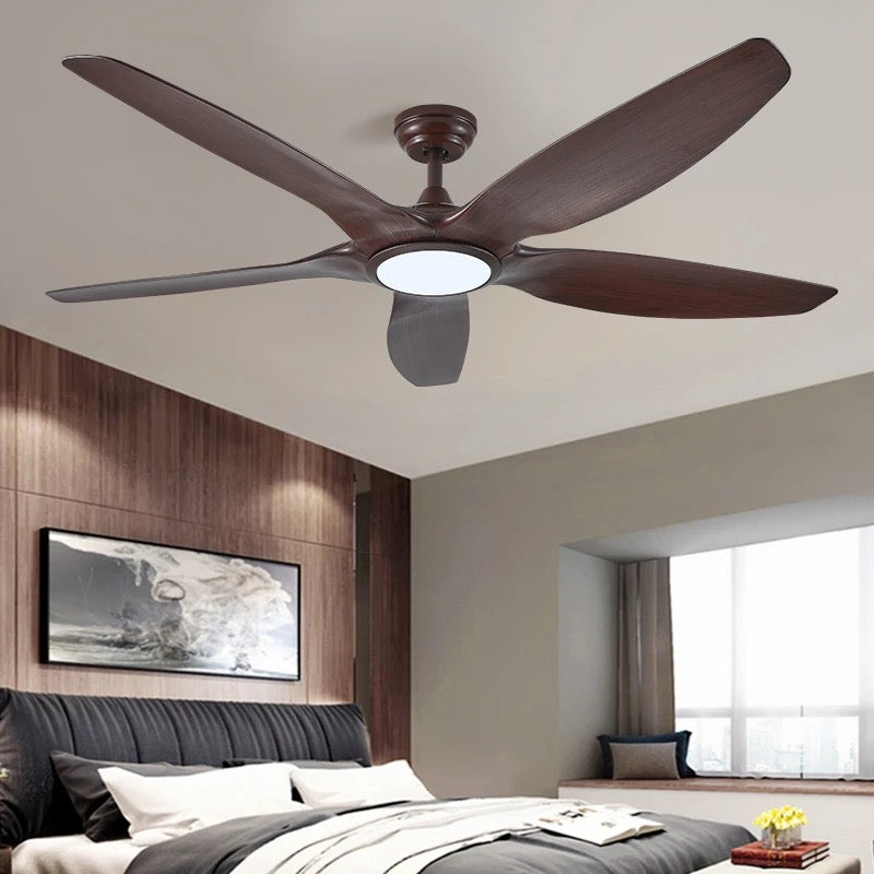 Modern Ventilation Fans Home, Hotel Dining Room, Living Room, Bedroom 60 Inch Big Ceiling Fan With Led Light