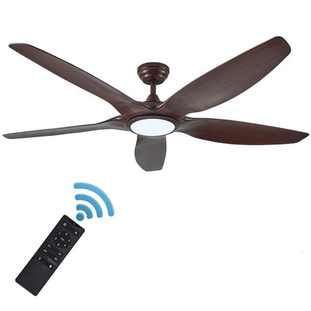 Modern Ventilation Fans Home, Hotel Dining Room, Living Room, Bedroom 60 Inch Big Ceiling Fan With Led Light