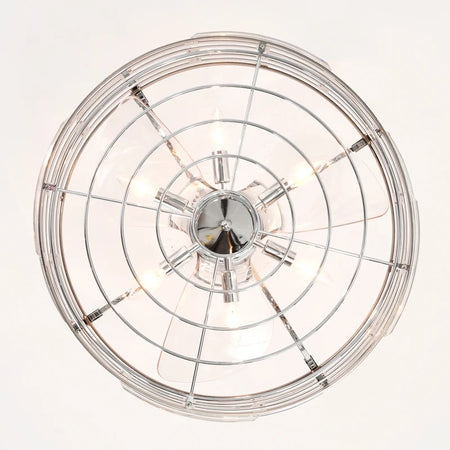 Modern Ventilation Fans Indoor Kitchen Dining Room , Living Room Crystal Ceiling Fan 24 Inch Ceiling Fans Lights