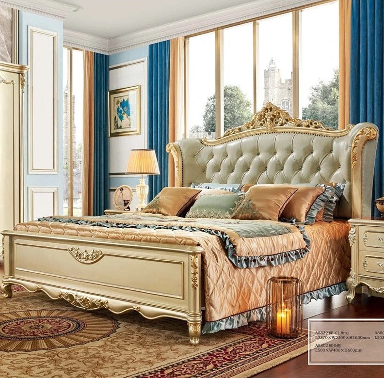 Bedroom Furniture Set Royal Luxury King Size Bedroom Baroque Furniture