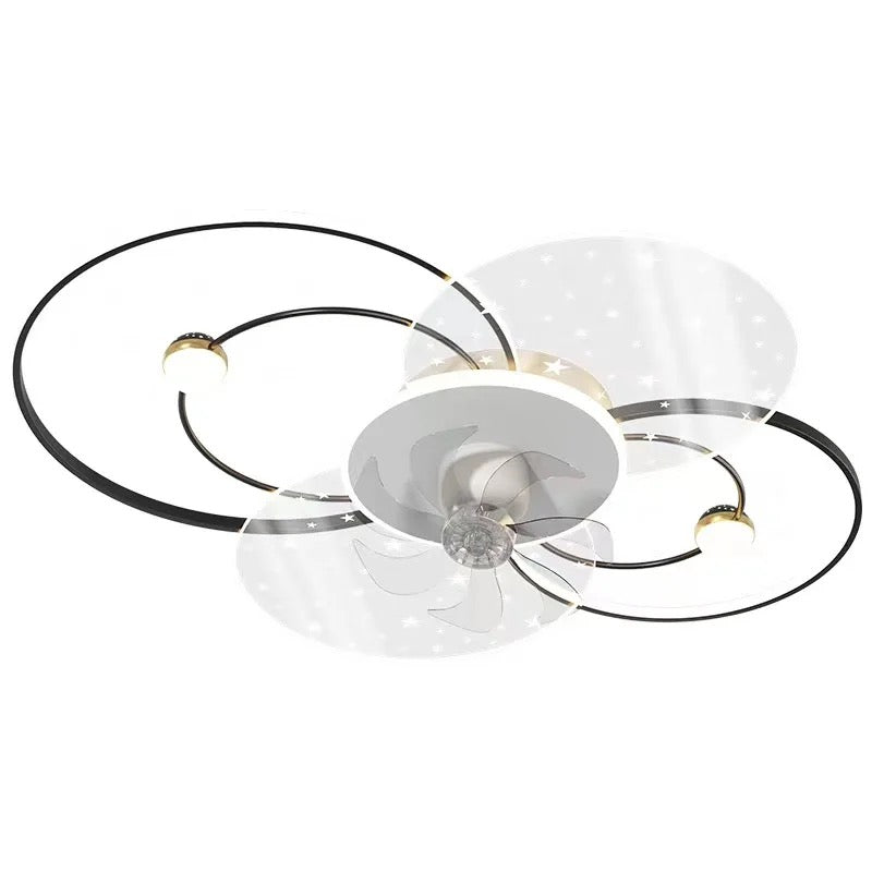 Modern Ventilation Fans Indoor Ceiling Fans Remote Control Living Room, Dining Room, Bedroom Ceiling Fan Light