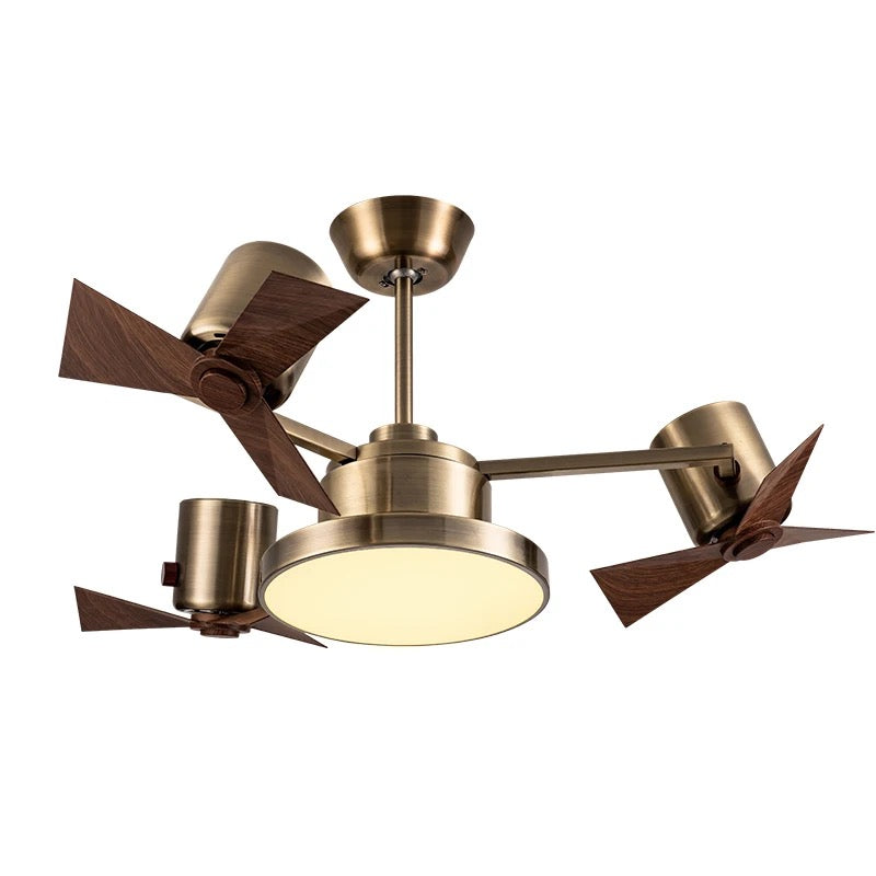 Designer Ventilation Fans Indoor Low Noise Ceiling Fan Bedroom, Dining Room, Living Room Ceiling Fan Light