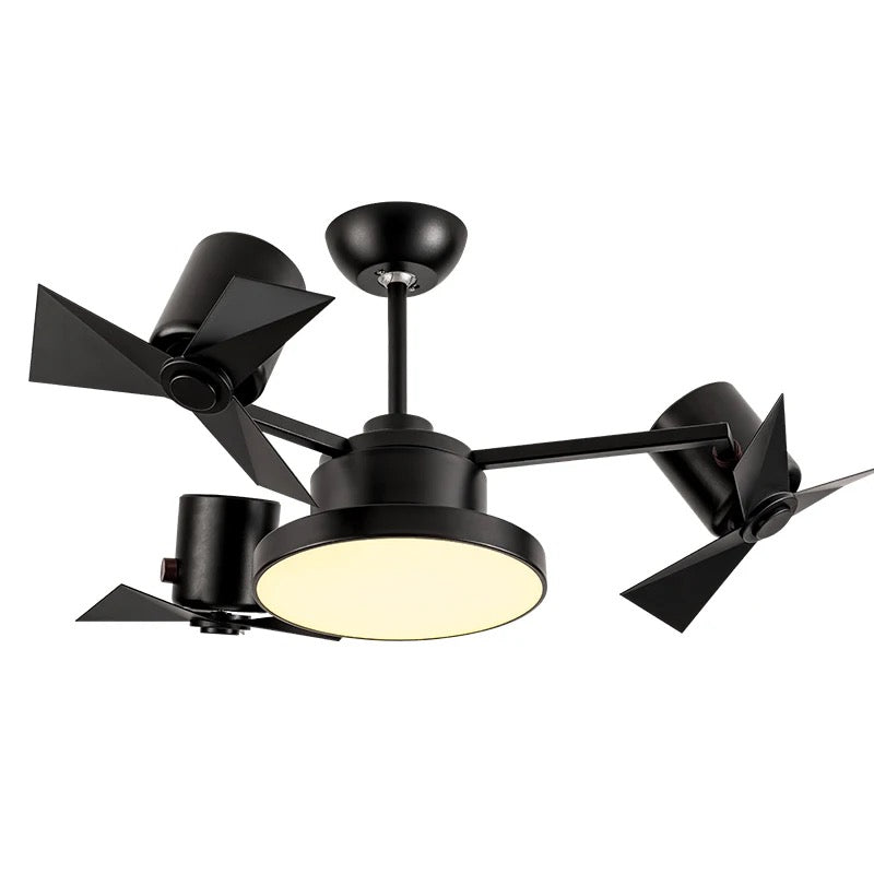 Designer Ventilation Fans Indoor Low Noise Ceiling Fan Bedroom, Dining Room, Living Room Ceiling Fan Light