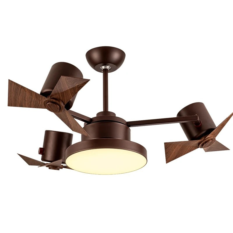 Designer Ventilation Fans Indoor Low Noise Ceiling Fan Bedroom, Dining Room, Living Room Ceiling Fan Light