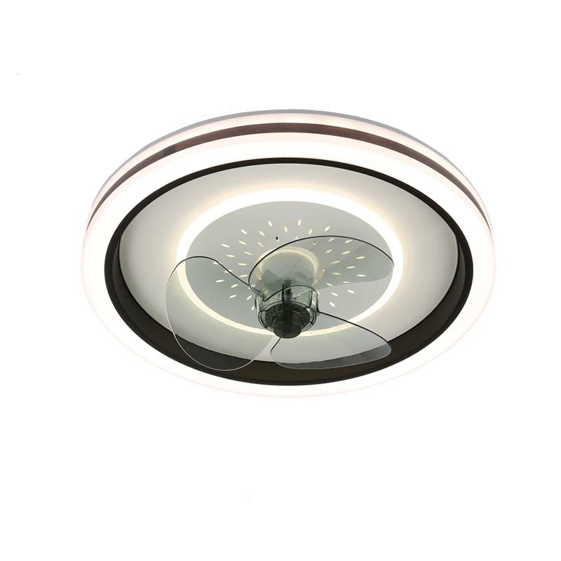 Modern Ventilation Fans Low DC Ceiling Fan indoor Kitchen, Living Room Remote Control Ceiling Fan Light