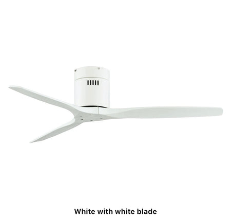 Modern Ceiling Fan Solid Wood Brushed Nickel Home, Office Ceiling Fan Lights