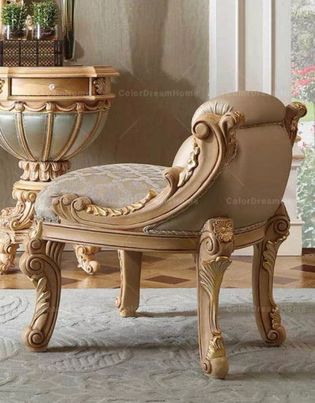 Baroque Italian Bedroom Furniture Sets Princess Style Dresser Set