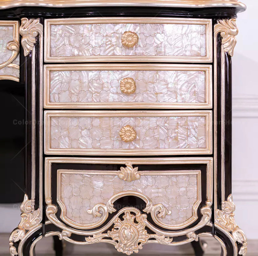 Baroque Style Luxury Furniture French Royal Bedroom Furniture Dressers Set