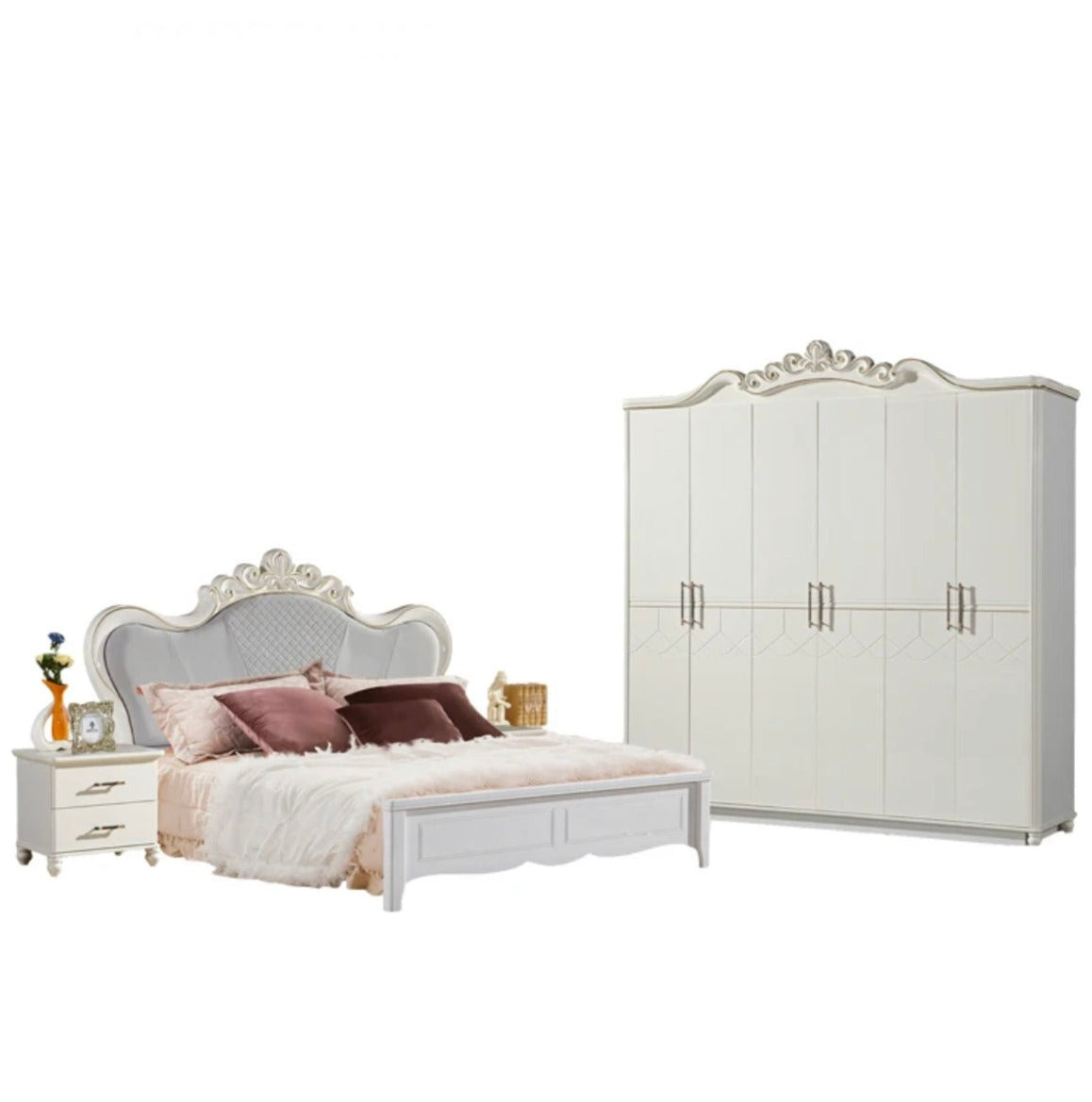 Bedroom Furniture Set Luxury French Baroque Design Bedroom Bed Set 