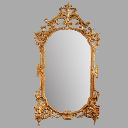 Mirror Antique Frame Design Vintage Noble Wall Brass Mirrors Home Decor 