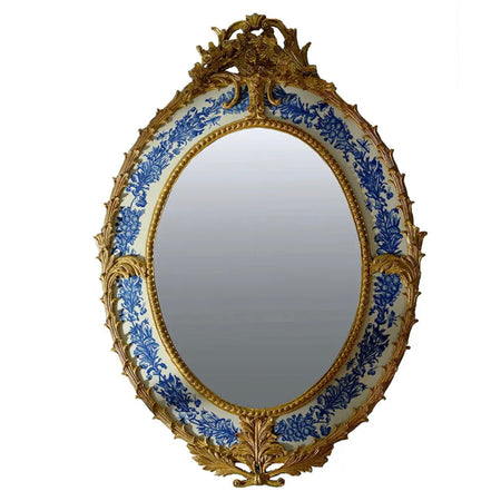 Mirror French Handmade Baroque Style Home Furniture Antique Luxury Decorative Copper Wall Mirror