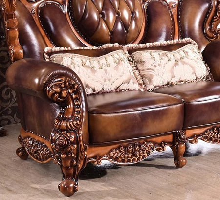 Sectional Sofa European Luxury Living Room Sofa Antique 7 Seater Hand Carved Solid Wood Baroque Design Sofas