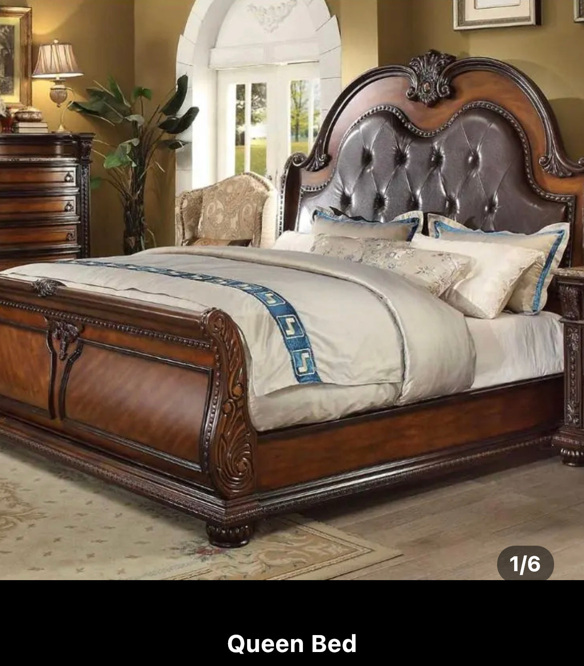 Bedroom Furniture Set Classic King Size Royal Baroque Luxury Bedroom Furniture Design