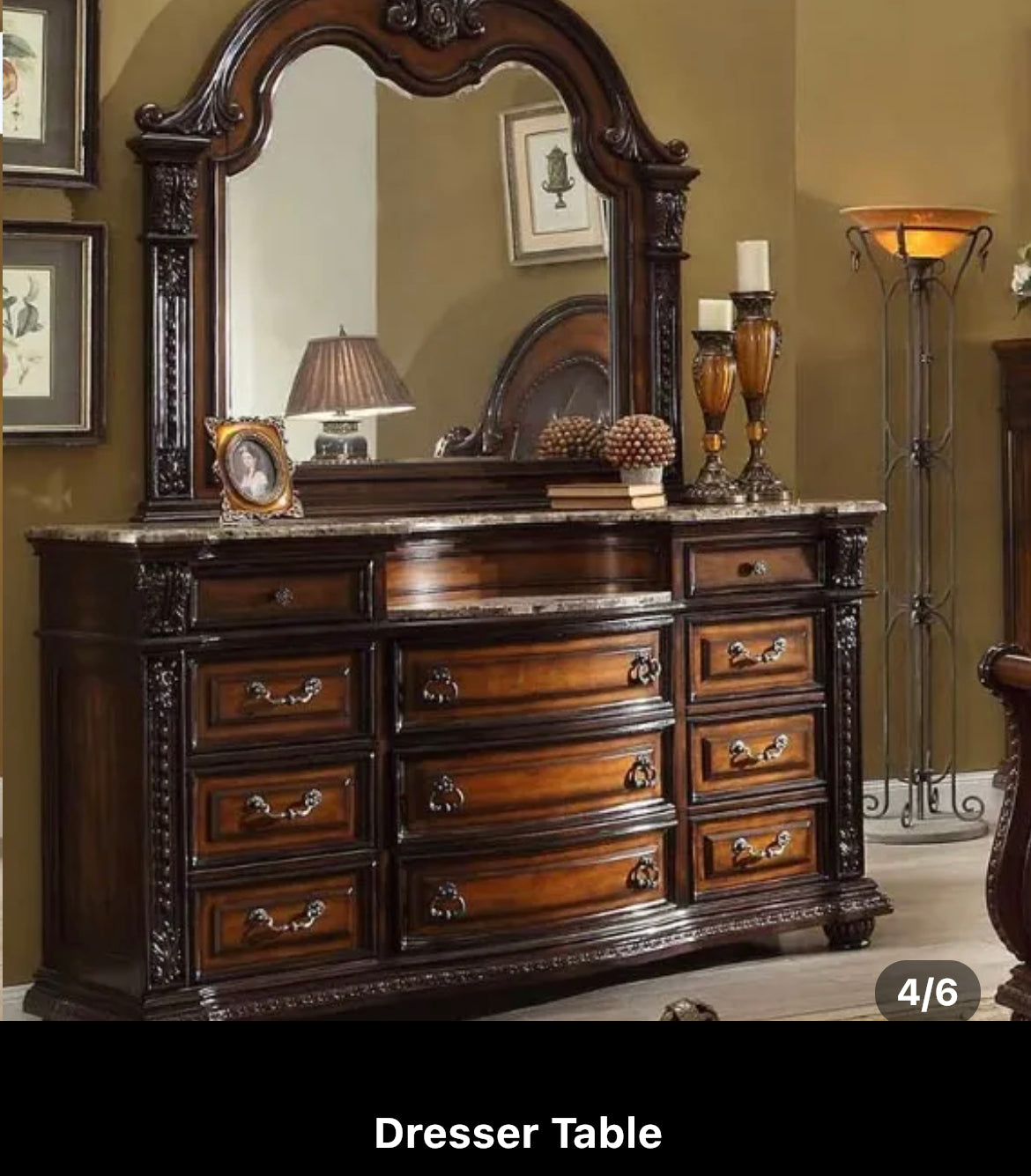 Bedroom Furniture Set Classic King Size Royal Baroque Luxury Bedroom Furniture Design