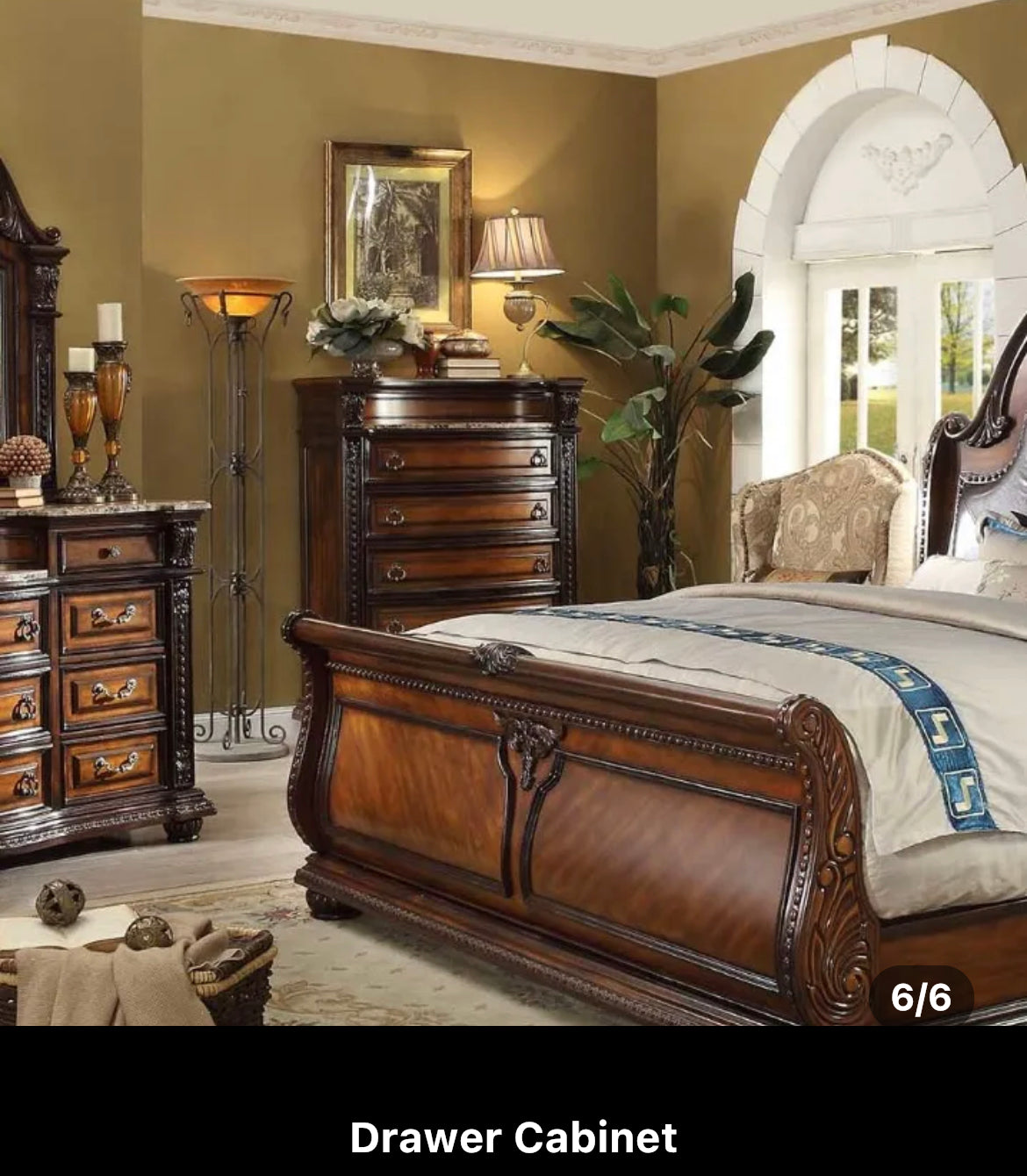 Bedroom Furniture Set Classic King Size Royal Baroque Luxury Bedroom Furniture Design