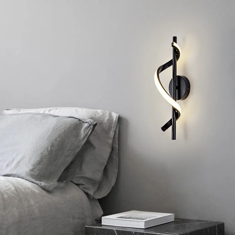 Modern Wall Light Stylish Background Wall Sconce Bedroom Bedside Lights