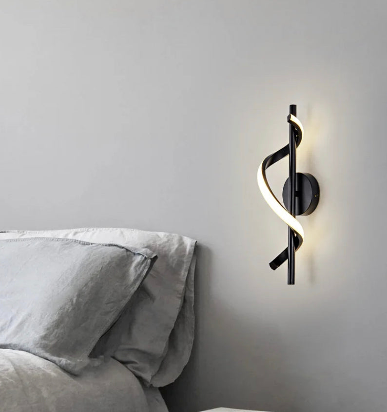 Modern Wall Light Stylish Background Wall Sconce Bedroom Bedside Lights