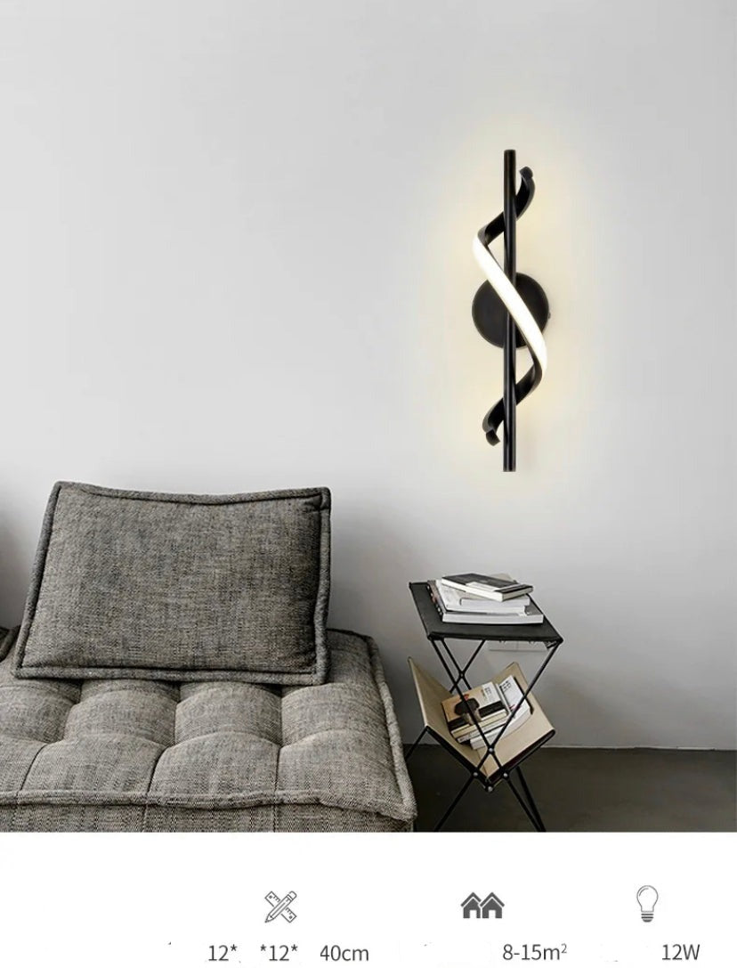 Modern Wall Light Stylish Background Wall Sconce Bedroom Bedside Lights