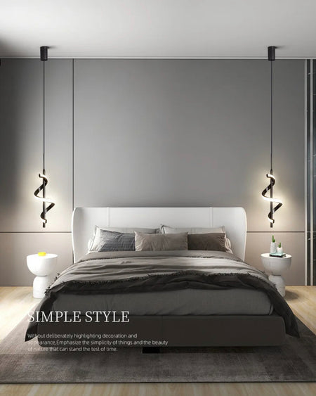 Modern Wall Light Stylish Background Wall Sconce Bedroom Bedside Lights