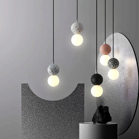 Modern Pendant Light Nordic Glass Living, Bedroom Hanging Lights