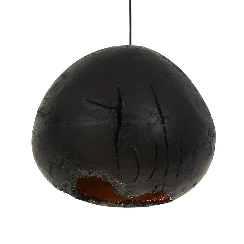 Modern Pendant Light Nordic Black Cracking Style Dining Room Bedroom Lights