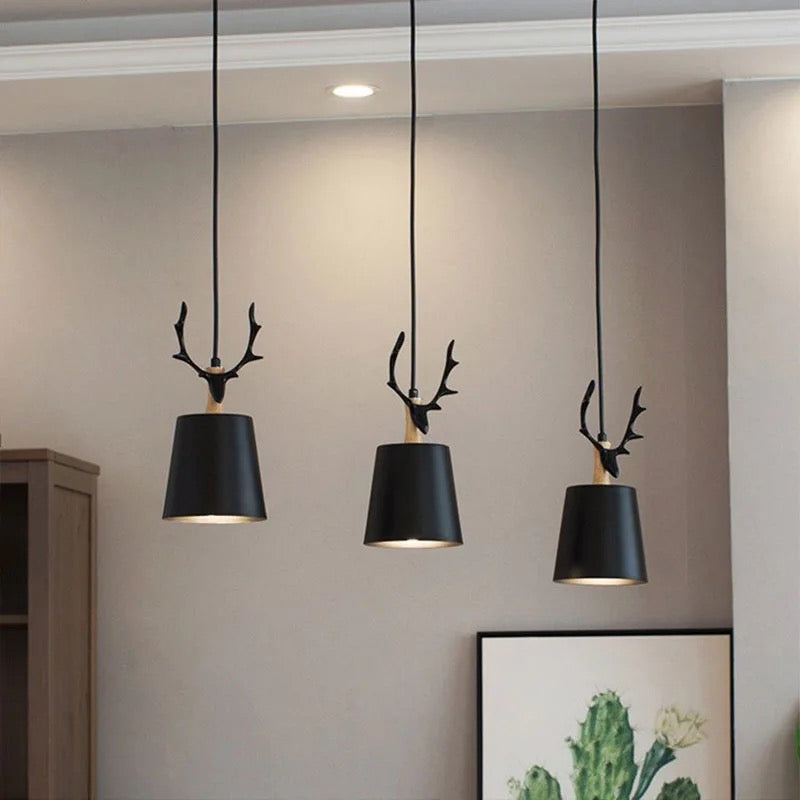 Modern Pendant Light Iron Art Three Bulbs Home, Bar, Living, Dining Room Lights