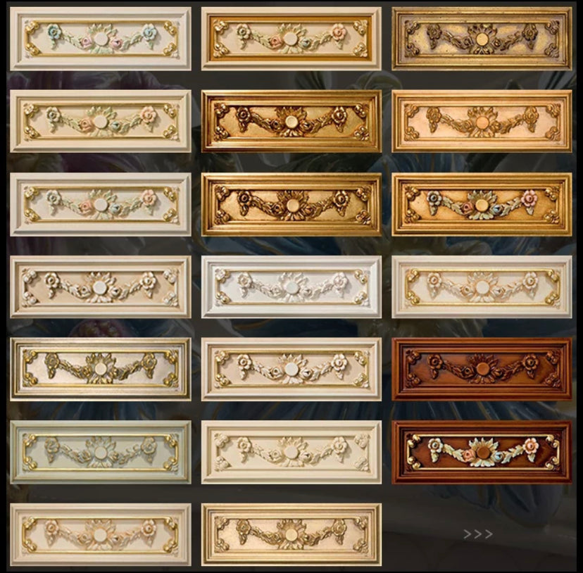 Cabinet Baroque Console With 24 K Gold Leafs Living Room Hand Made Antique Luxury Console