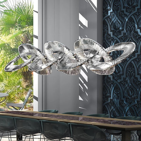 Modern Pendant Light Designer Large LED Crystal Chandelier Dinning Room Hotel Lights