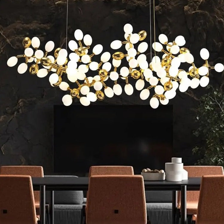 Modern Chandelier Luxury Branch Led Glass Home Living, Dining Room Lights