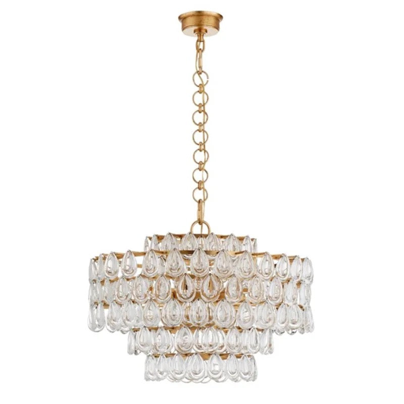 Designer Crystal Chandelier American Round Luxury Hotel, Home Dining, Living Room Big Pendant Light