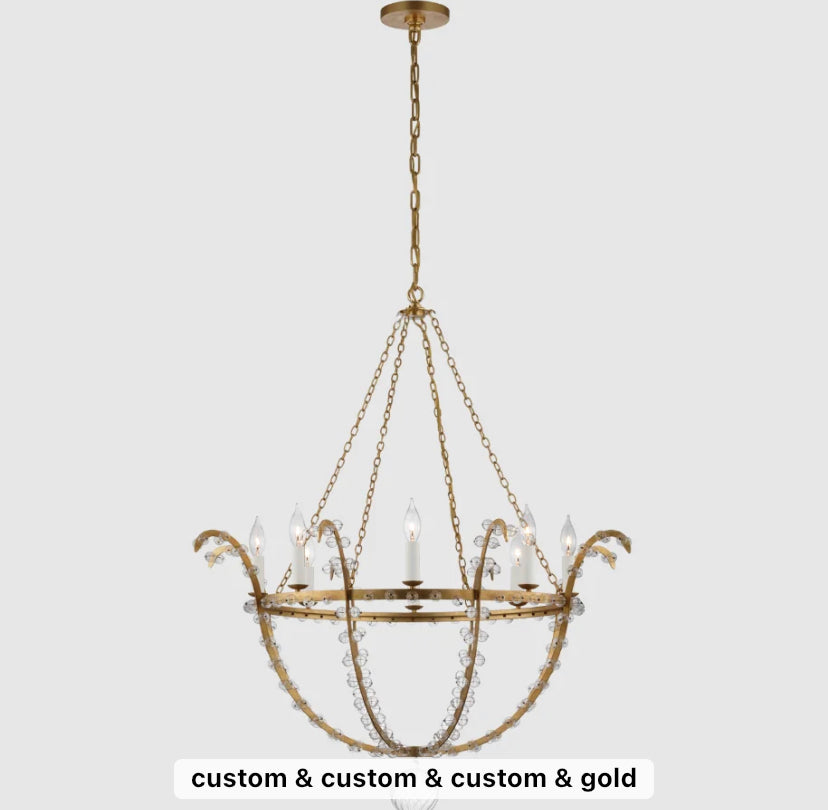 Vintage Chandelier Indoor Home, Hotel Indoor Pendants Light Living Room Staircase Luxury Ball Chandelier