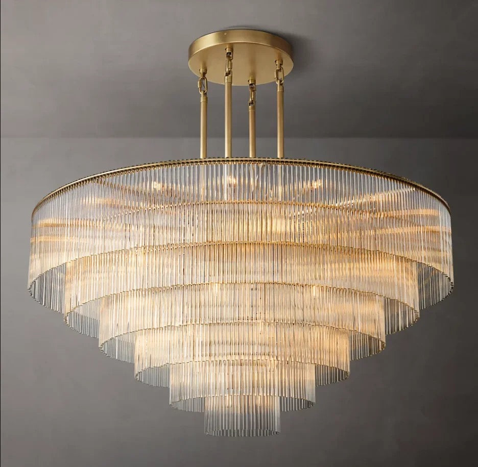 Modern Chandelier Luxury Crystal Drop Light Hotel, Villa, Home Dining, Living Room Big Lights