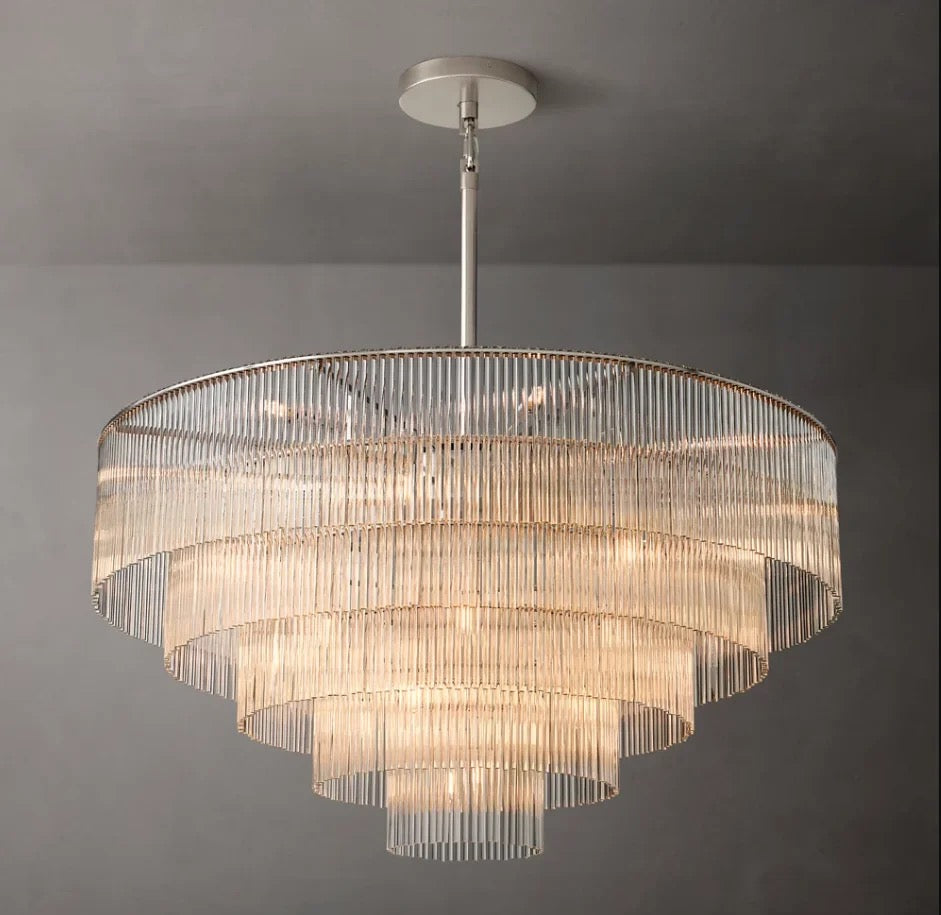 Modern Chandelier Luxury Crystal Drop Light Hotel, Villa, Home Dining, Living Room Big Lights