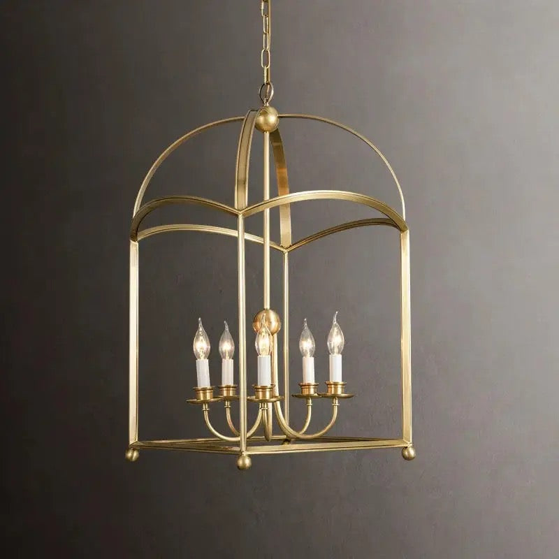 Vintage Pendant Light Brass Gold Hotel, Home Lobby, Bedroom, Kitchen Luxury Lights