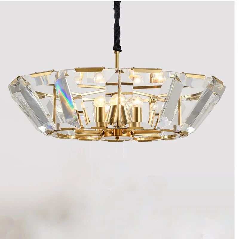 Modern Pendant Light Nordic Design Chain Dining, Living Room Home, Hotel Indoor Luxury Crystal Chandelier