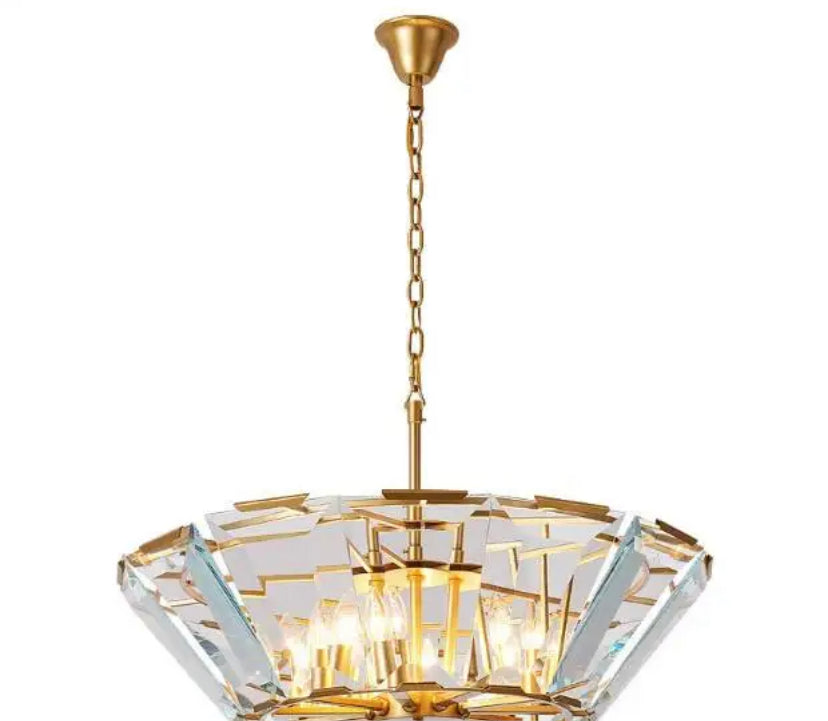 Modern Pendant Light Nordic Design Chain Dining, Living Room Home, Hotel Indoor Luxury Crystal Chandelier