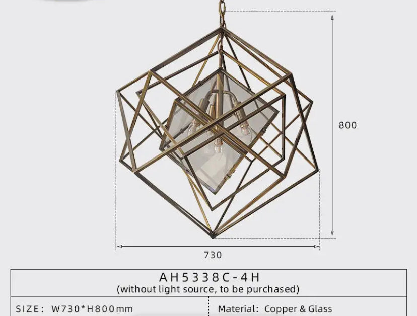 Modern Pendant Light Copper Glass Minimalist Creative Hotel, Home Dining Room Lights