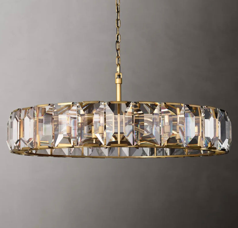 Modern Pendant Light Classic Long Hotel, Home Decor Luxury Crystal Hanging Chandelier