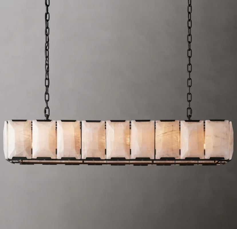 Modern Pendant Light Classic Long Hotel, Home Decor Luxury Crystal Hanging Chandelier