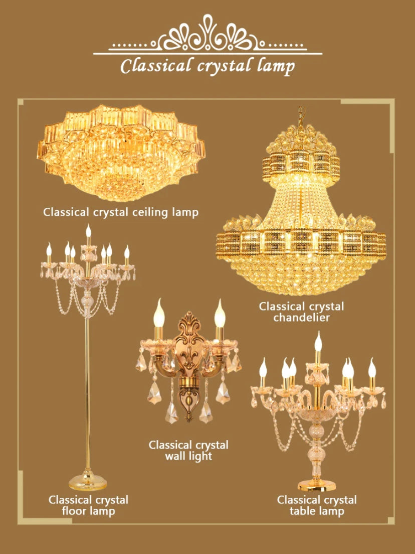 Antique Crystal Chandelier Luxury Classic Home, Villa, Hotel Wedding, Living Room Stairs Big Art Chandelier