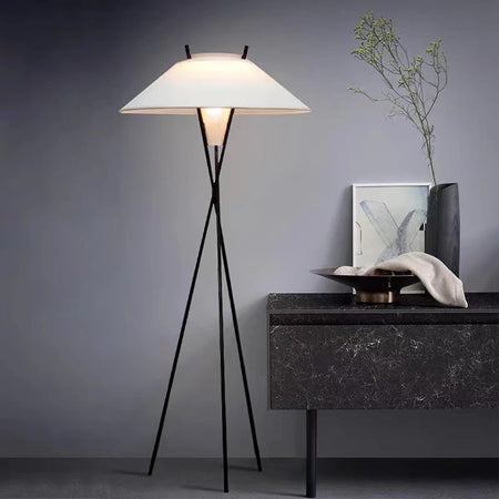 Modern Floor Lamp Nordic Tripod Vertical Design Home, Hotel Living Room Bedroom Floor Lamps